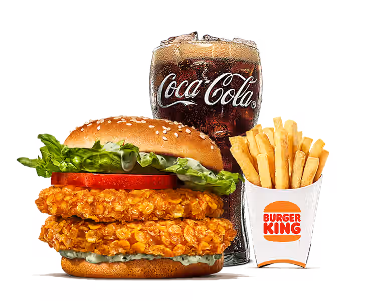 Double Chicken Italiano - Medium Menü 1