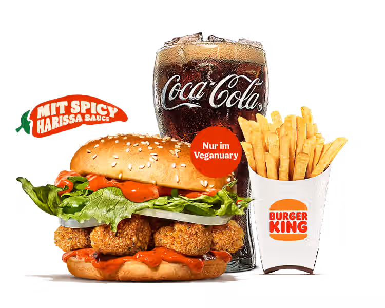 Falafel Bites Burger - King Menü