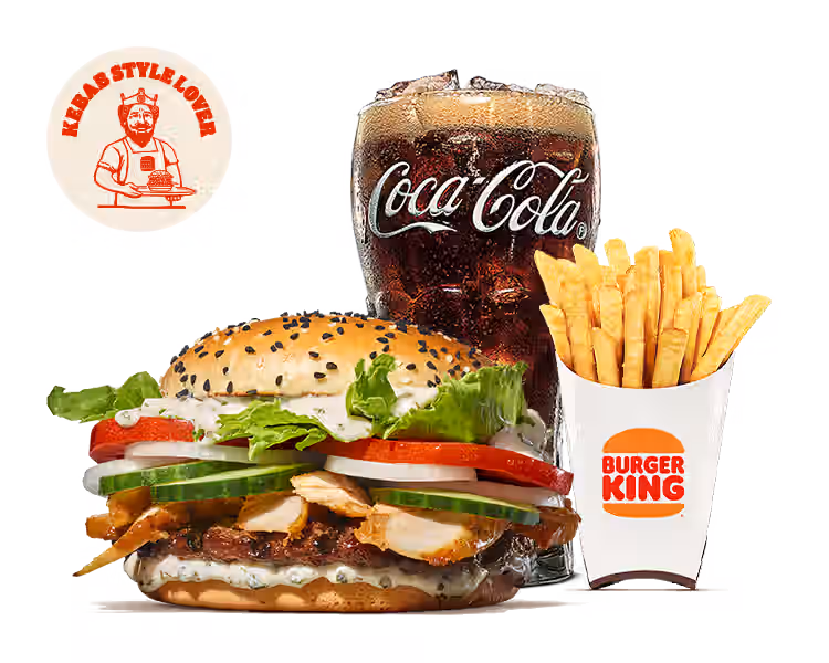 Kebab Style Lover mit Beef-Patty - King Menü 1