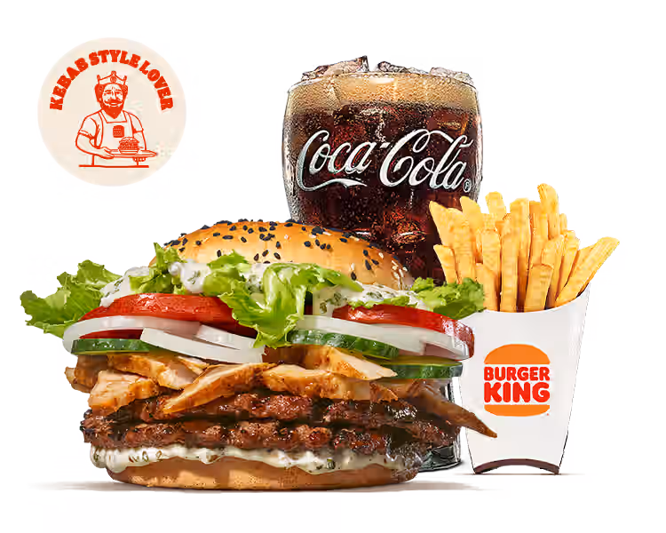 Kebab Style Lover mit Double Beef-Patty - burger King Menü