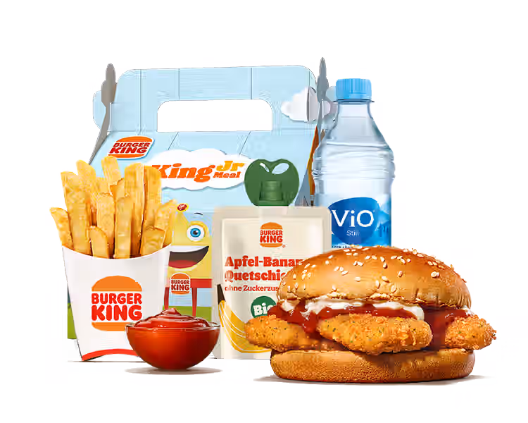 King Jr.® Meal Plant-based Ketchup Nugget Burger