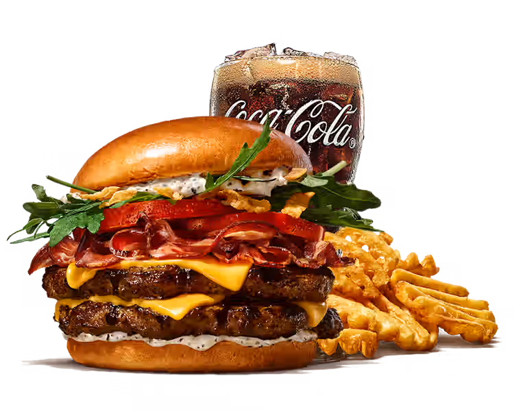 King's Beef Double - Burger King Menü 1