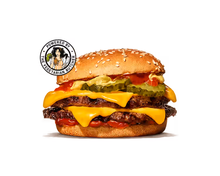 Plant-based Double Cheeseburger